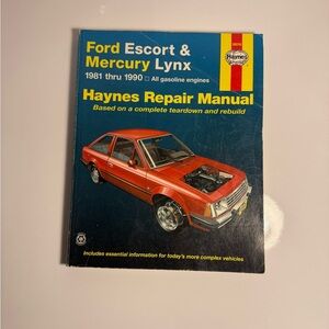 Haynes Ford Escort Mercury Lynx 1981-1990 Repair Manual
